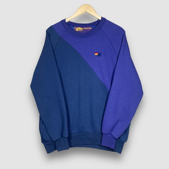 Aviator Nation Blue and Purple Sweatshirt - Picture 1 of 7